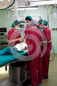 Anesthetic team photo