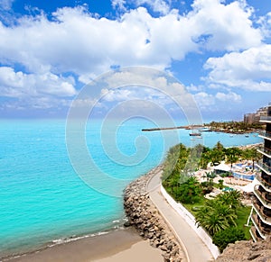 Anfi del Mar Anfidelmar beach in Gran Canaria