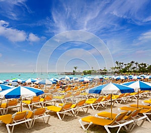 Anfi del Mar Anfidelmar beach in Gran Canaria