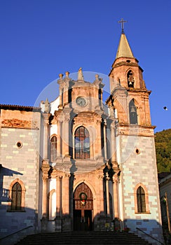 Angangueo church in michoacan, mexico II photo