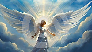 Angel bringing Light