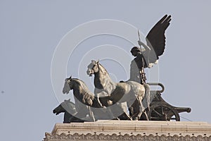 Angel on the chariot