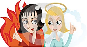 Angel and Devil