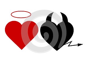 Angel And Devil Hearts