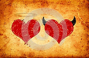 Angel and devil in love