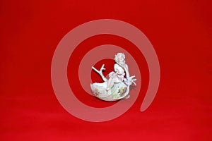 Angel in the Easter egg shell