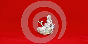 Angel in the Easter egg shell