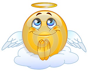 Angel emoticon