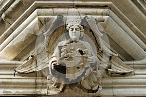 Angel With Family Crest