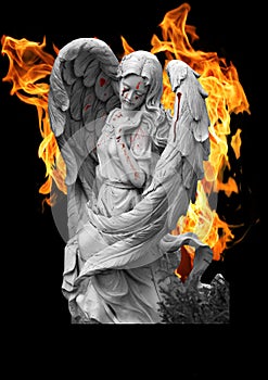 Angel in fire