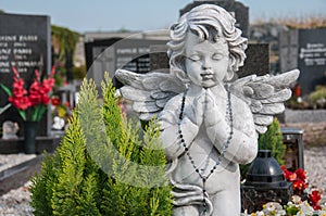 Angel on a churchyard