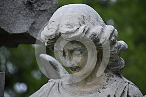 Angel found at Oakwood Cemetery in Fort Worth Texas