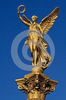 Angel in front of the Rudolfinum