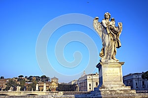 Angel with Garment and Dice, Rome, Italy