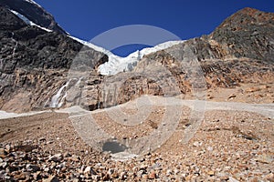 Angel Glacier with Ice Cave