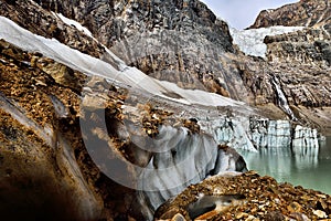 Angel Glacier Mount Edith Cavell