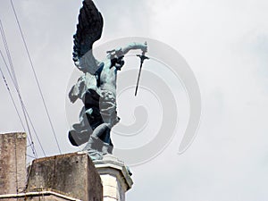 Angel on guard of Rome