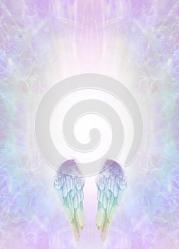 Angel Healing spiritual diploma award certificate template background