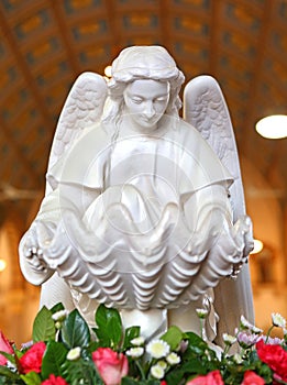 Angel of Holy water font