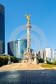 The Angel of Independence at Paseo de la Reforma in Mexico City photo