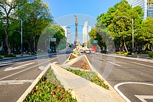 The Angel of Independence at Paseo de la Reforma in Mexico City photo