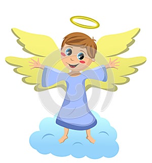 Angel Kid With Open Arms