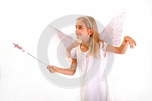 Angel with a magic wand