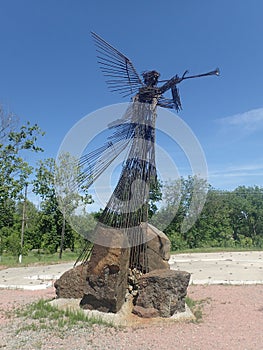 Angel Memorial to Villages, Chernobyl photo