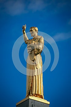 Angel Moroni Statue at the Hill Cumorah photo