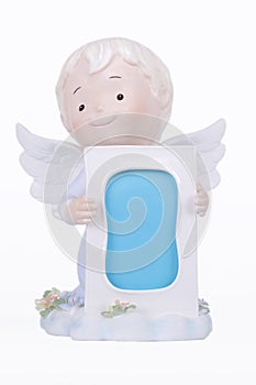 Angel with photo frame