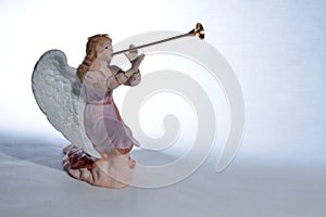 Angel playing Herald trumpet