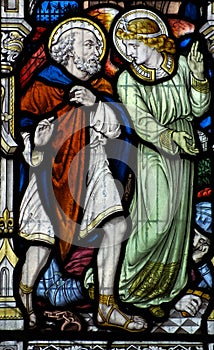 Angel and Saint Leonard of Noblac