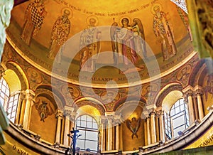 Angel Saints Dome Crusader Church Holy Sepulcher Jerusalem Israel