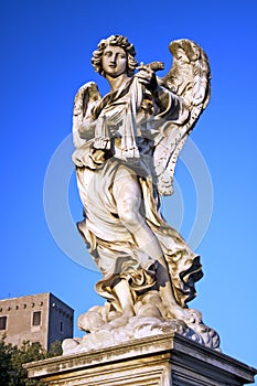 Angel with Scourge, Rome, Italy