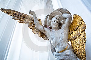 Angel in St. Mary's Basilica in Gdansk