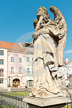 Angel statue in Kosice
