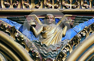 Angel statue, La Sainte Chapelle in Paris