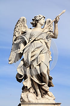 Angel statue in Rome, Italy