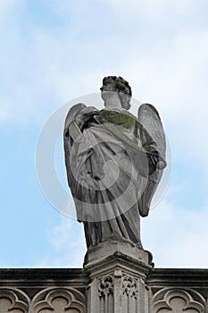 Angel statue, Saint Germain-l`Auxerrois church, Paris
