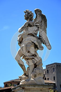 Angel with the Superscription in Rome, Italy photo
