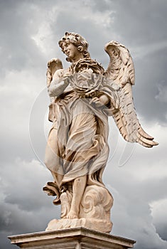 Angel with the thorn crown statue, Rome