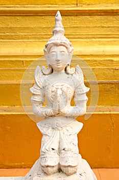 Angel in traditional Thai style molding art