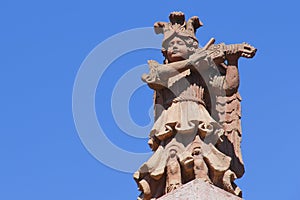 Angel with violin, san miguel de allende, guanajuato