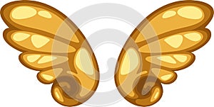 Angel wing vector