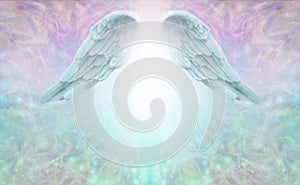 Angel Wings message template background