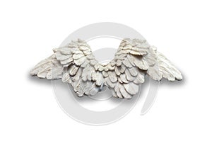 Angel wings sculpture