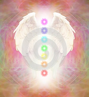 Angel Wings and Seven Chakras