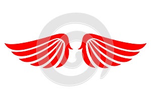 Angel wings vector icon