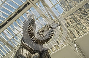 Angel wings Windsor Station Montreal