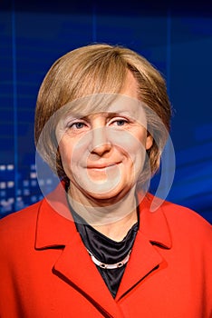 Angela Merkel Figurine At Madame Tussauds Wax Museum